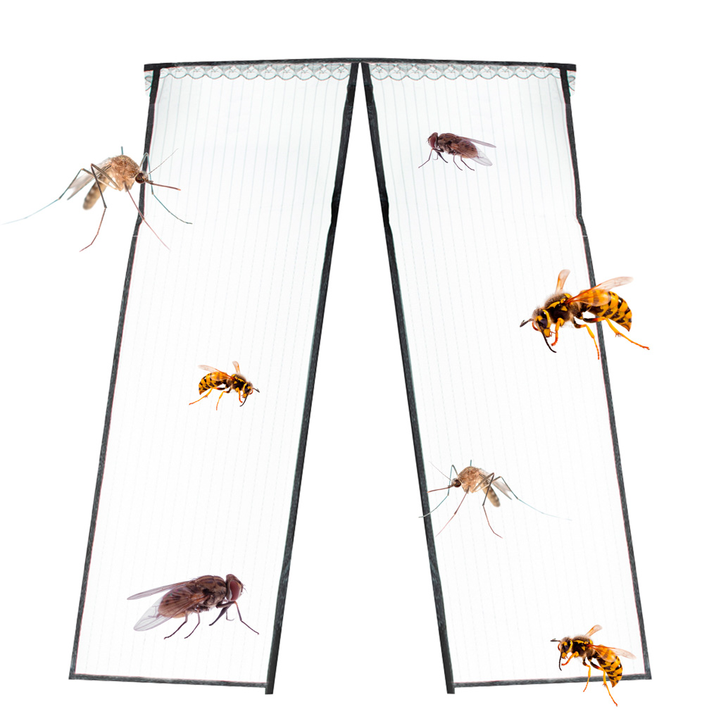 Magnetinis tinklelis nuo uodų durims (100 x 210 cm)