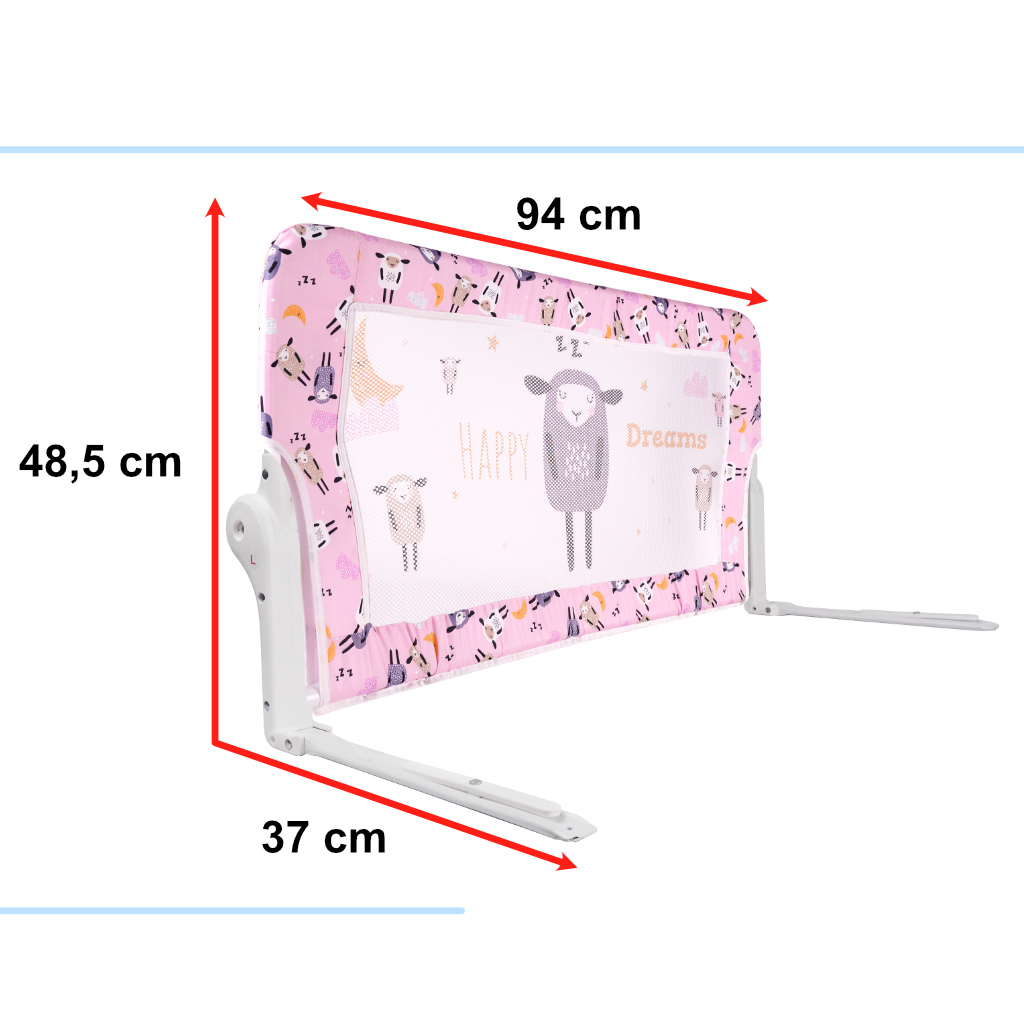 Apsauginis užtvaras lovytei avis, 90 cm