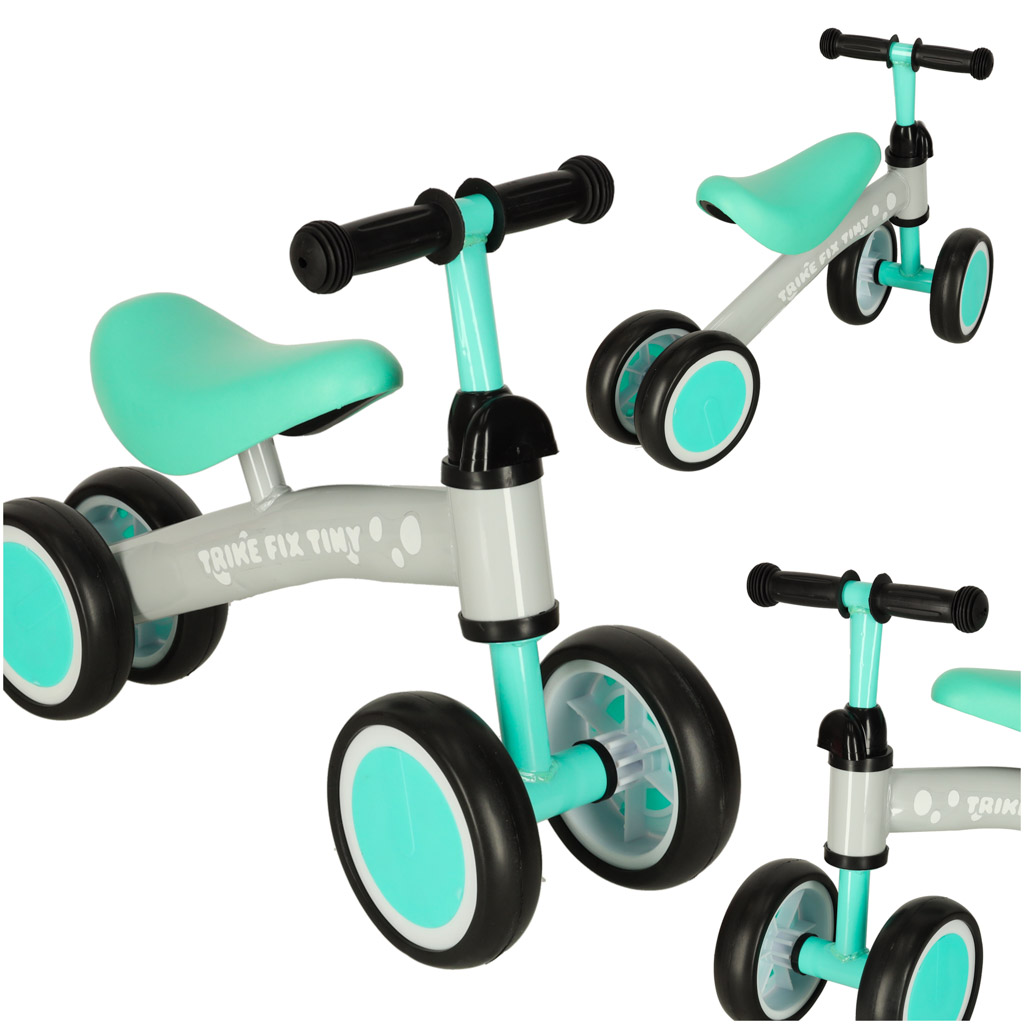 Triratis balansinis dviratukas Trike-Fix, žalias