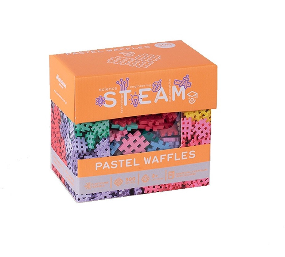 Konstrukcinis rinkinys wafer mini pastel, 300 vnt.