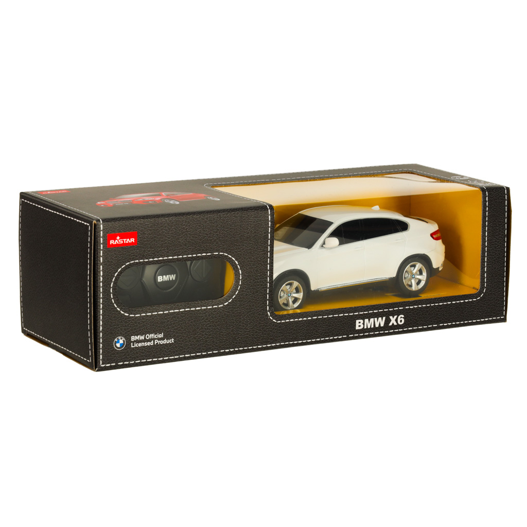 Rc automobilis 1:24 bmw x6 baltas