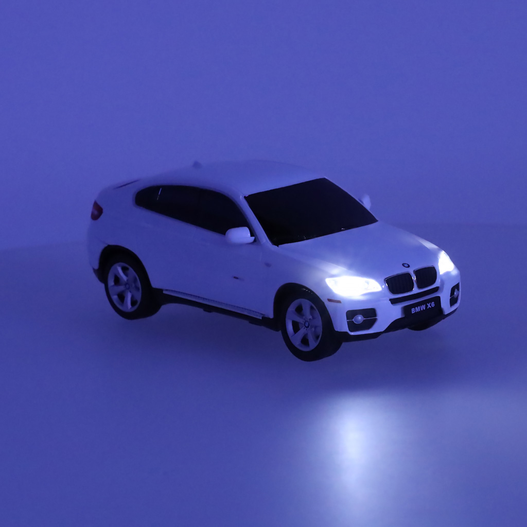 Rc automobilis 1:24 bmw x6 baltas