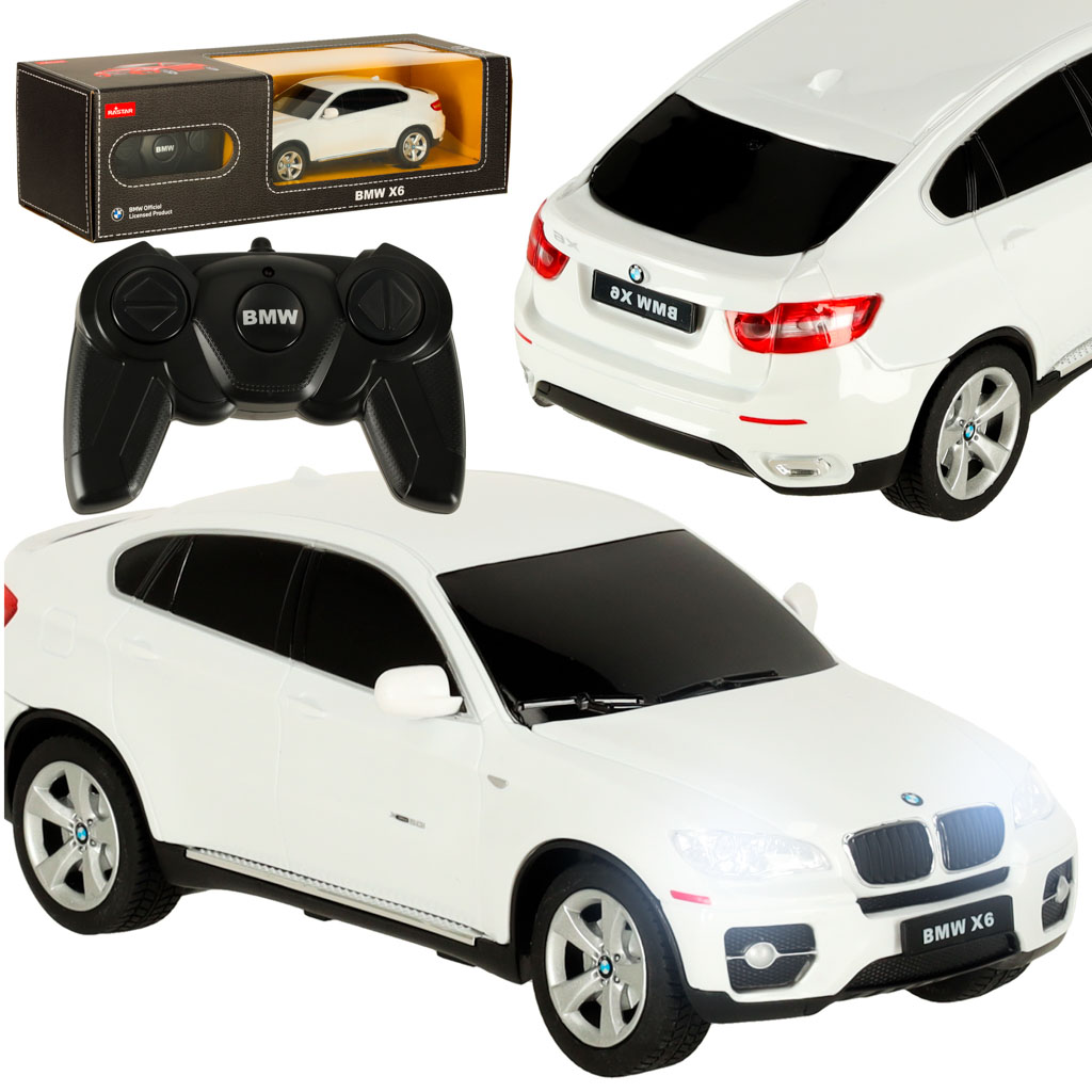 Rc automobilis 1:24 bmw x6 baltas