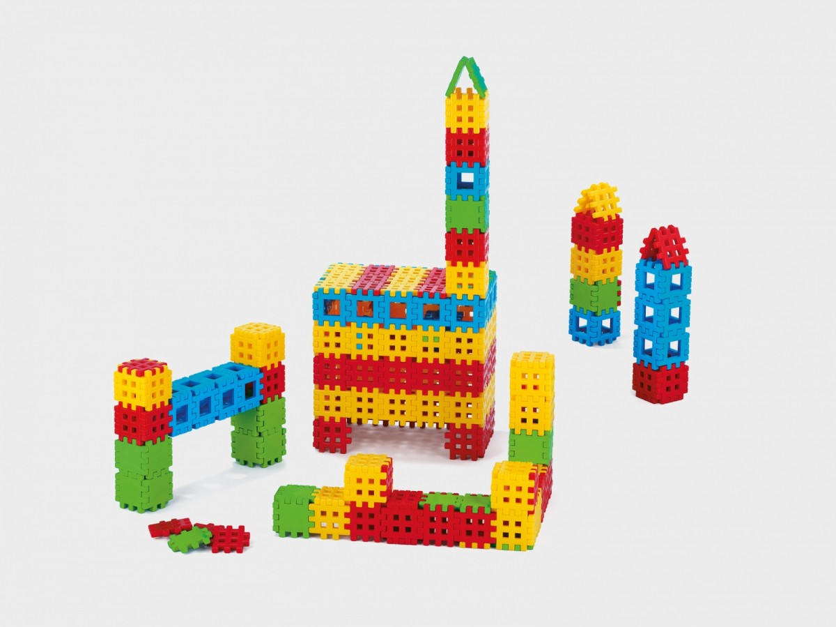 Statybiniai blokeliai marioinex waffle mix, 170 det.