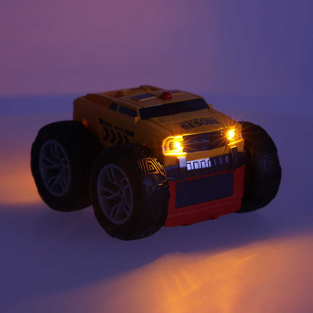 Nuotoliu valdomas automobilis rc revolt 2 sided rescue racer, mėlynas