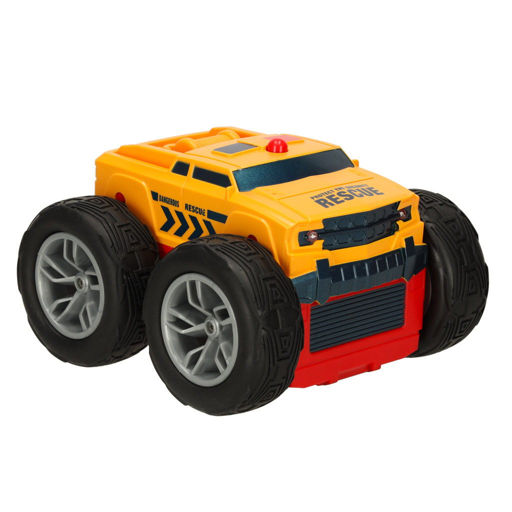 Nuotoliu valdomas automobilis rc revolt 2 sided rescue racer, mėlynas