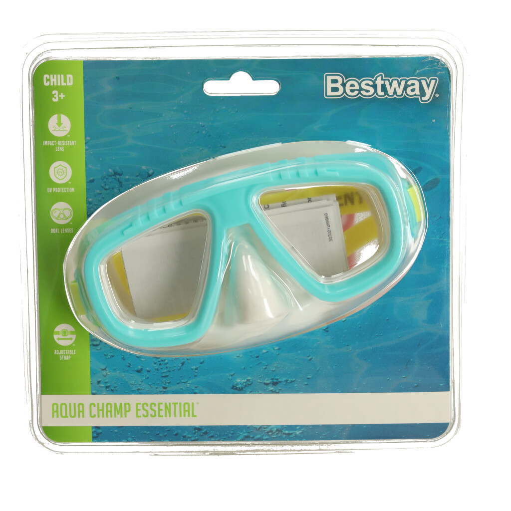 Bestway 22011 nardymo kaukė plaukimo akiniai žali