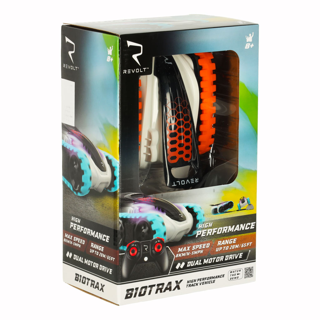 Revolt biotrax sm nuotolinio valdymo automobilis raudonas