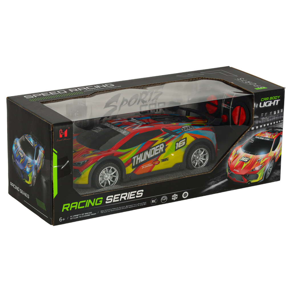 Rc sportinis automobilis raudonos spalvos