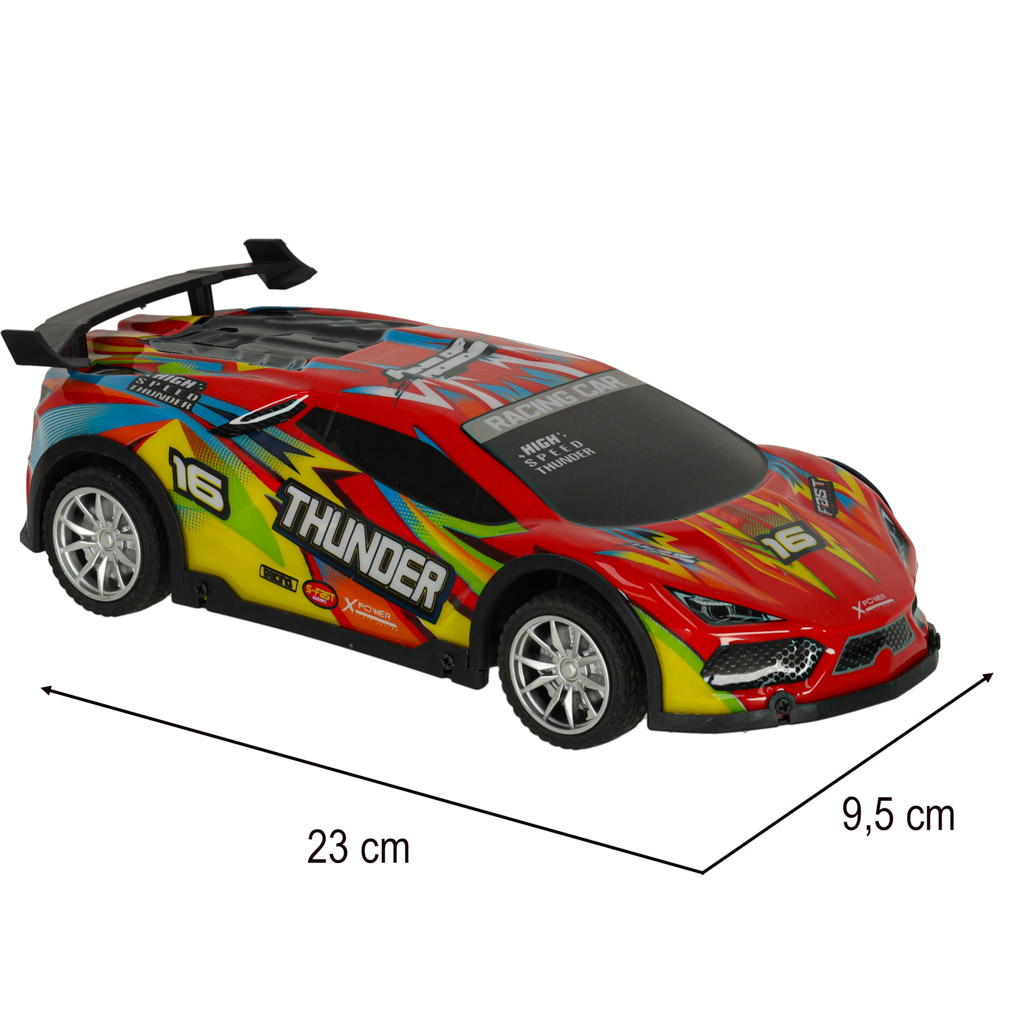 Rc sportinis automobilis raudonos spalvos