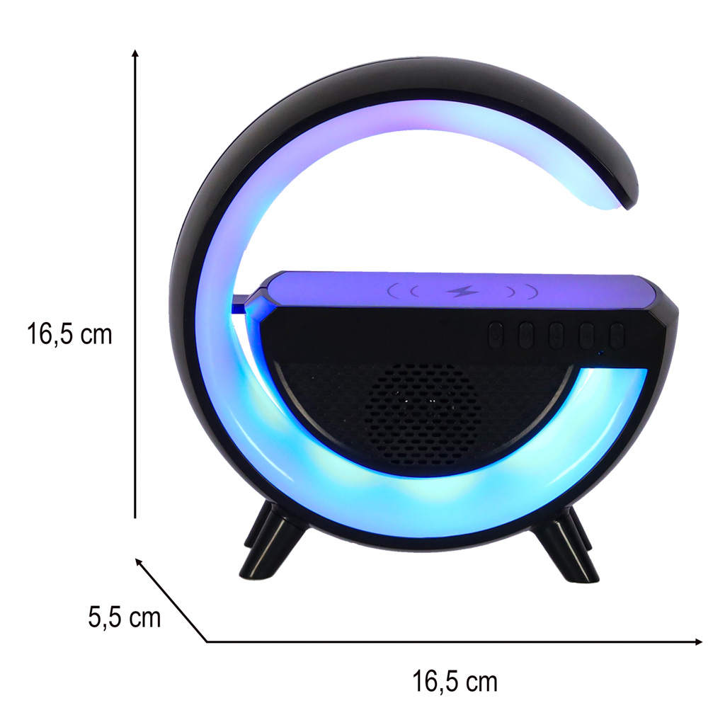 Rgb led įkrovimo šviesos indukcinis radijas
