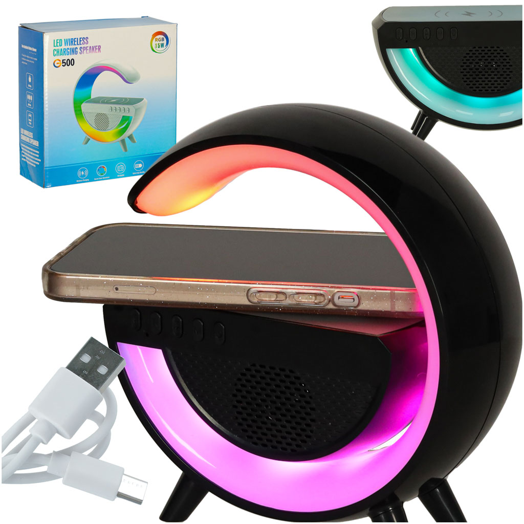 Rgb led įkrovimo šviesos indukcinis radijas