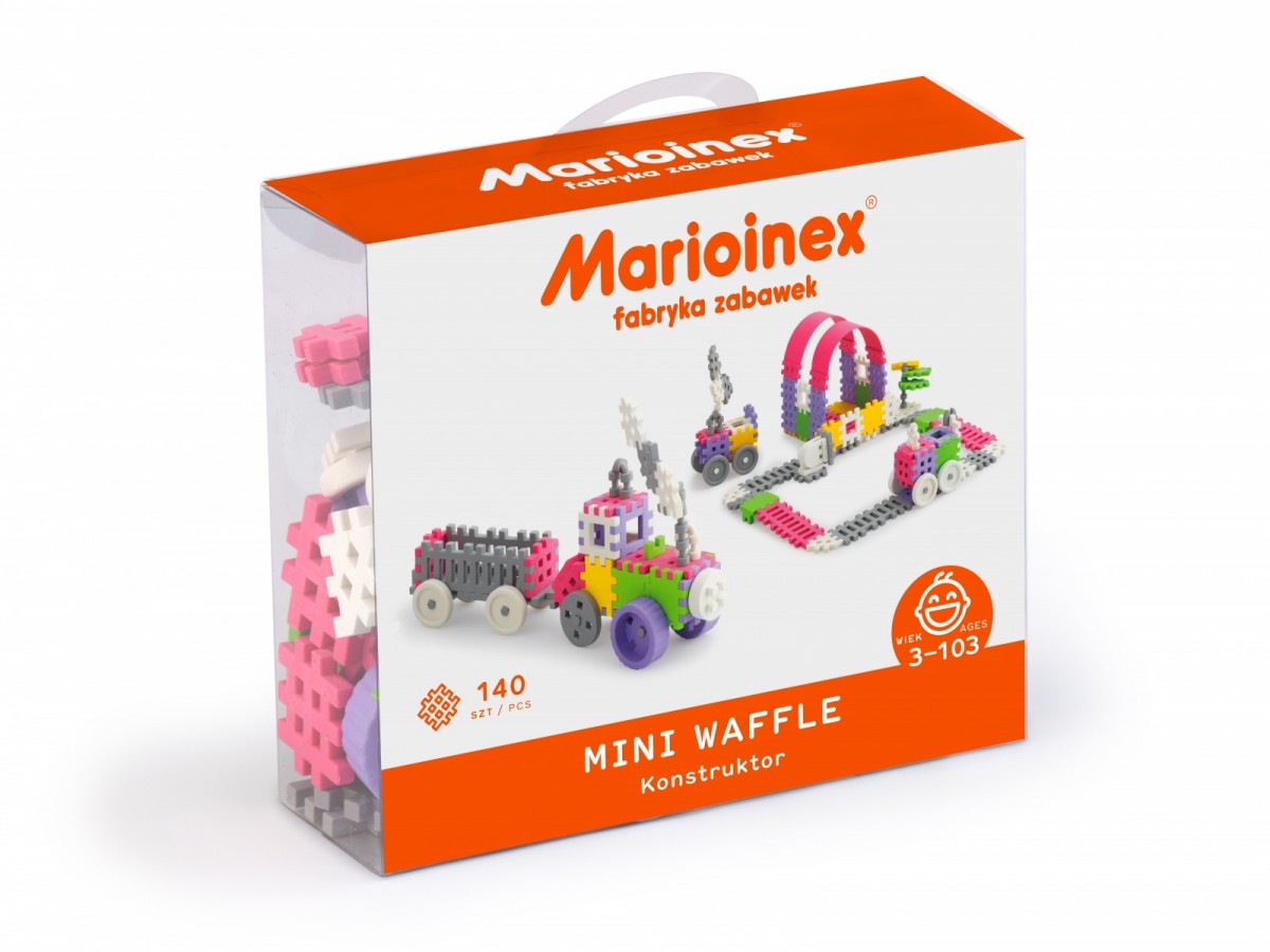 Vaflinės mini kaladėlės marioinex 140 detalių