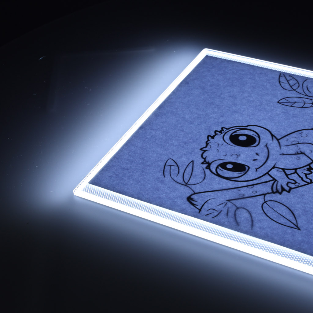 Piešimo braižymo lenta a4 led apšviesta