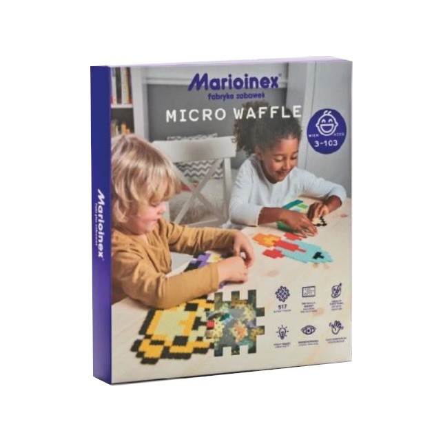 Kaladėlės Marioinex Micro Waffle, 517 Vnt.