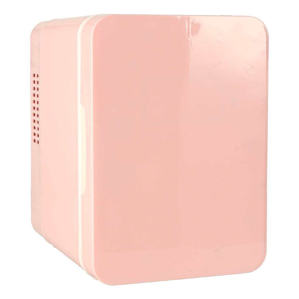 Elektrinis mini šaldytuvas 4L, rožinė