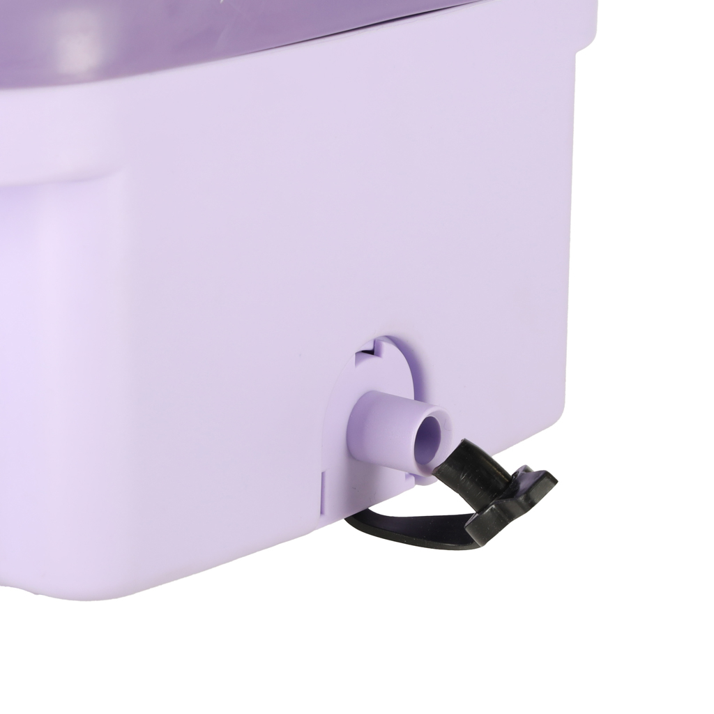 Mini sulankstoma nešiojamoji skalbimo mašina 12L violetinės spalvos
