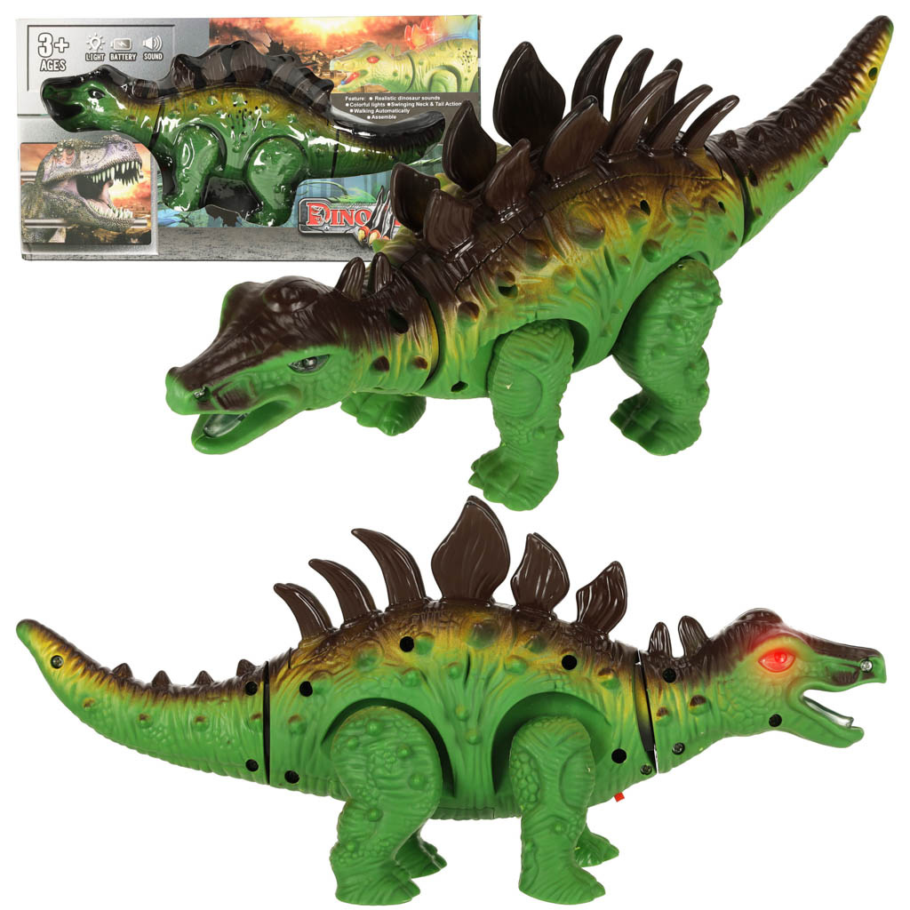 Interaktyvus dinozauras stegozauras su garsais