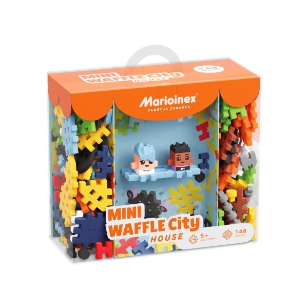 Konstruktorius wafer mini namų ūkiai 148 elementai