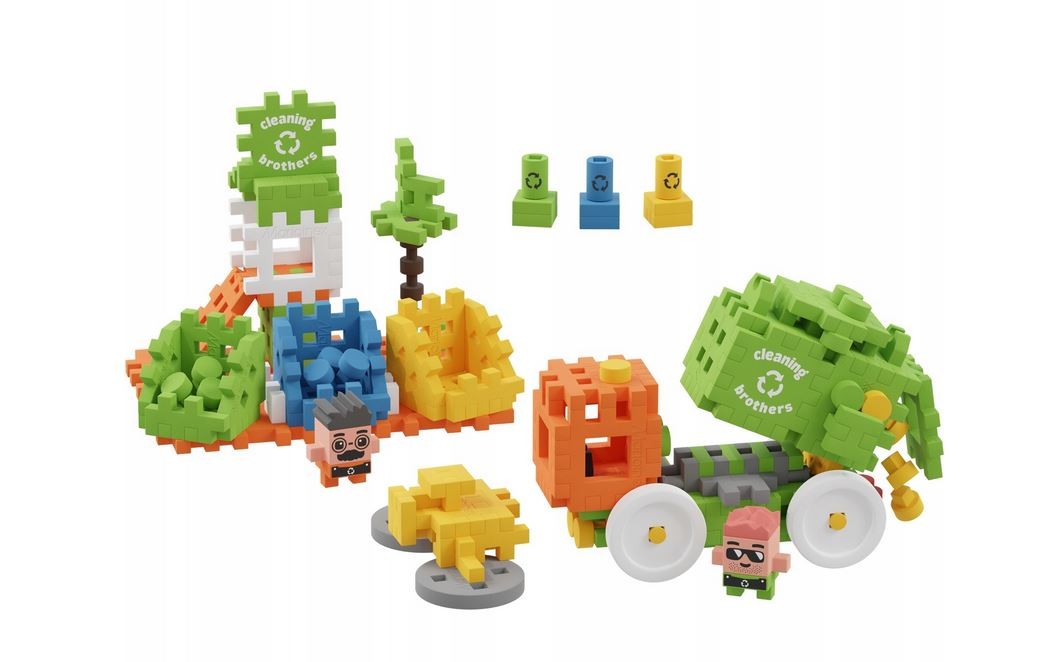 Konstruktorius marioinex mini waffle šiukšliavežė, 48 d.