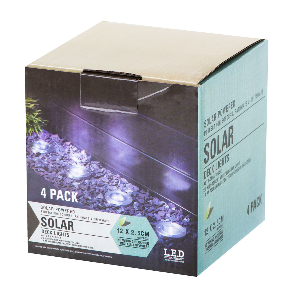 Saulės žemės sodo viršutiniai žibintai 8led 4 vnt. šiltos baltos spalvos