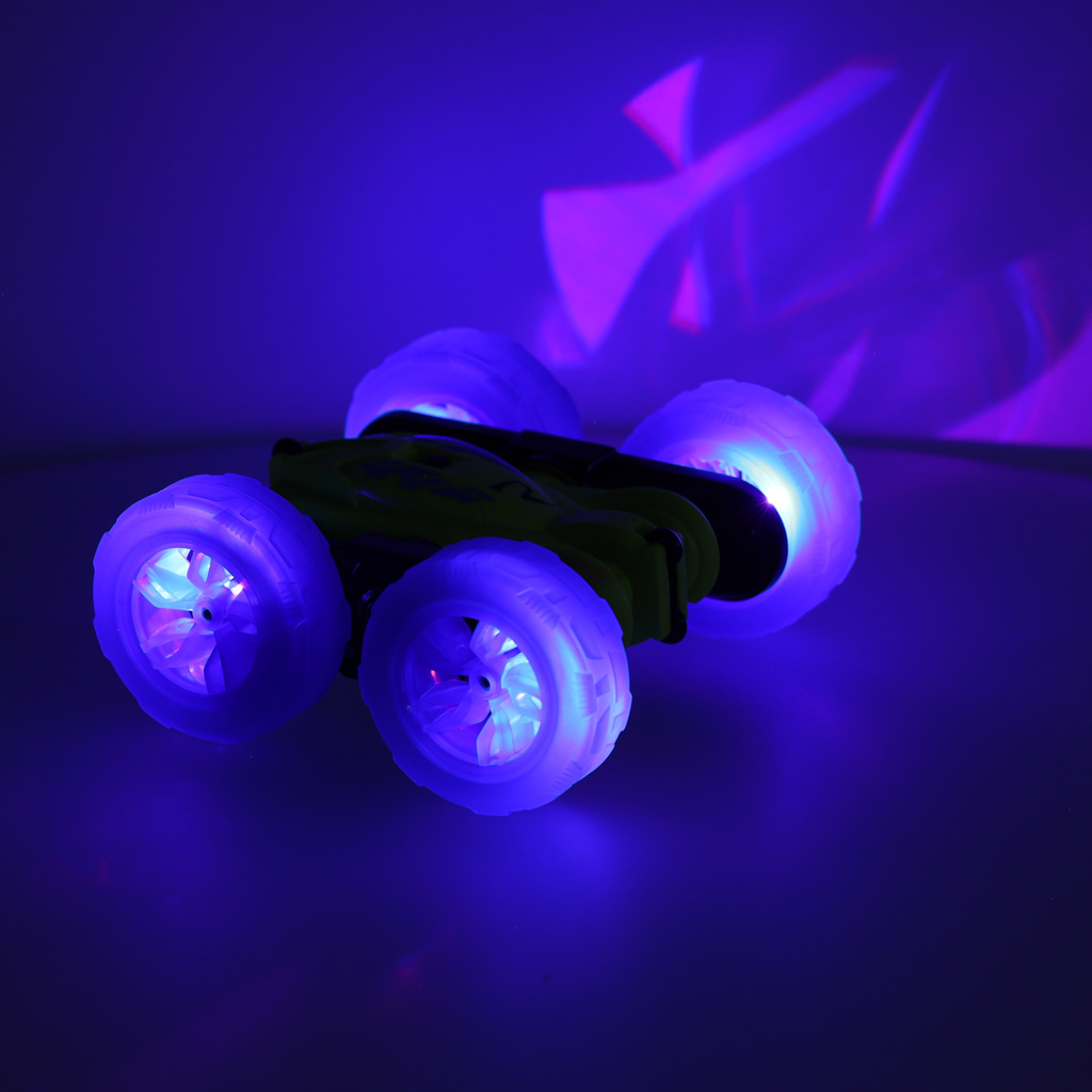 Nuotoliu valdomas automobilis rc revolt flip speeder, žalias