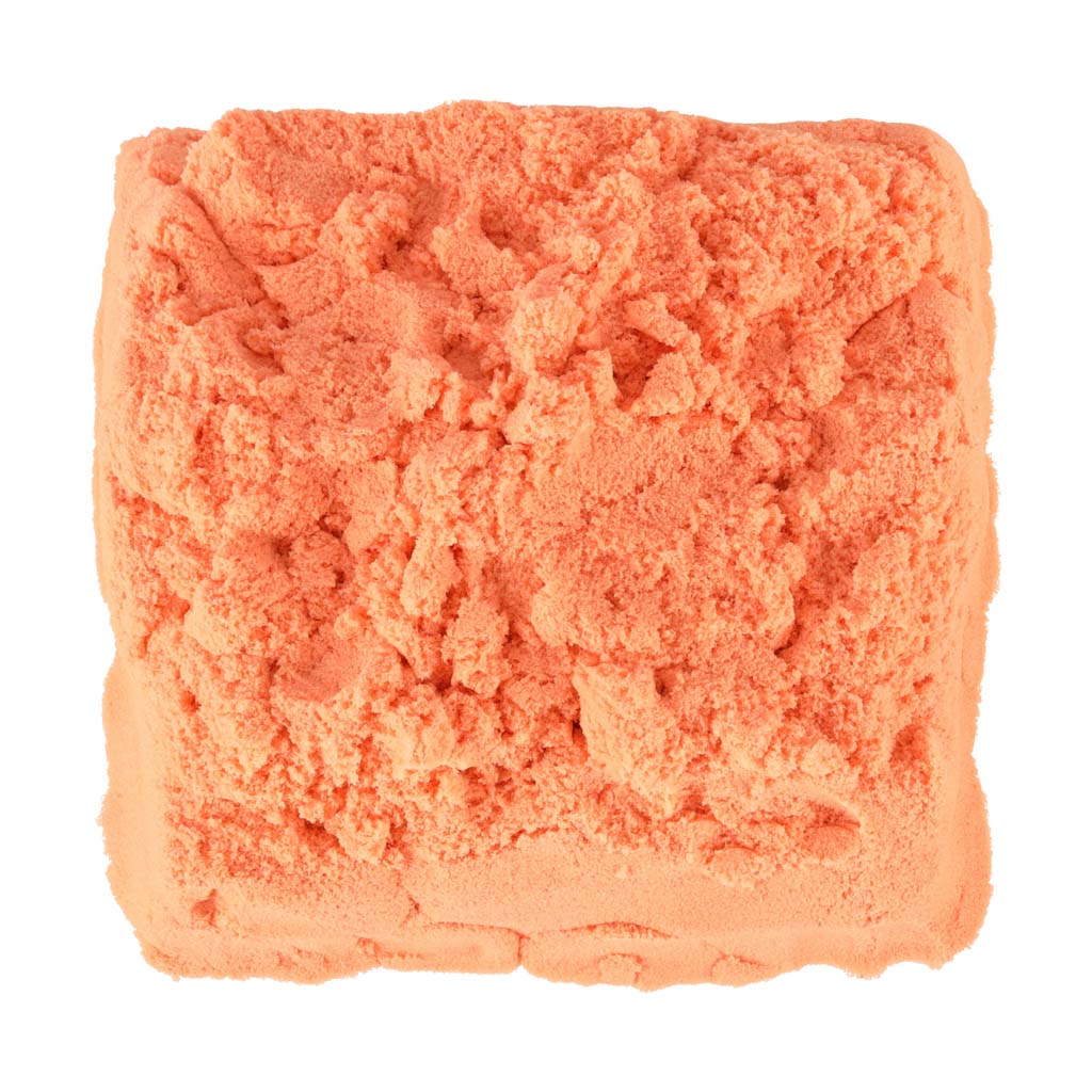 Kinetinis smėlis 1 kg maišelyje, oranžinis