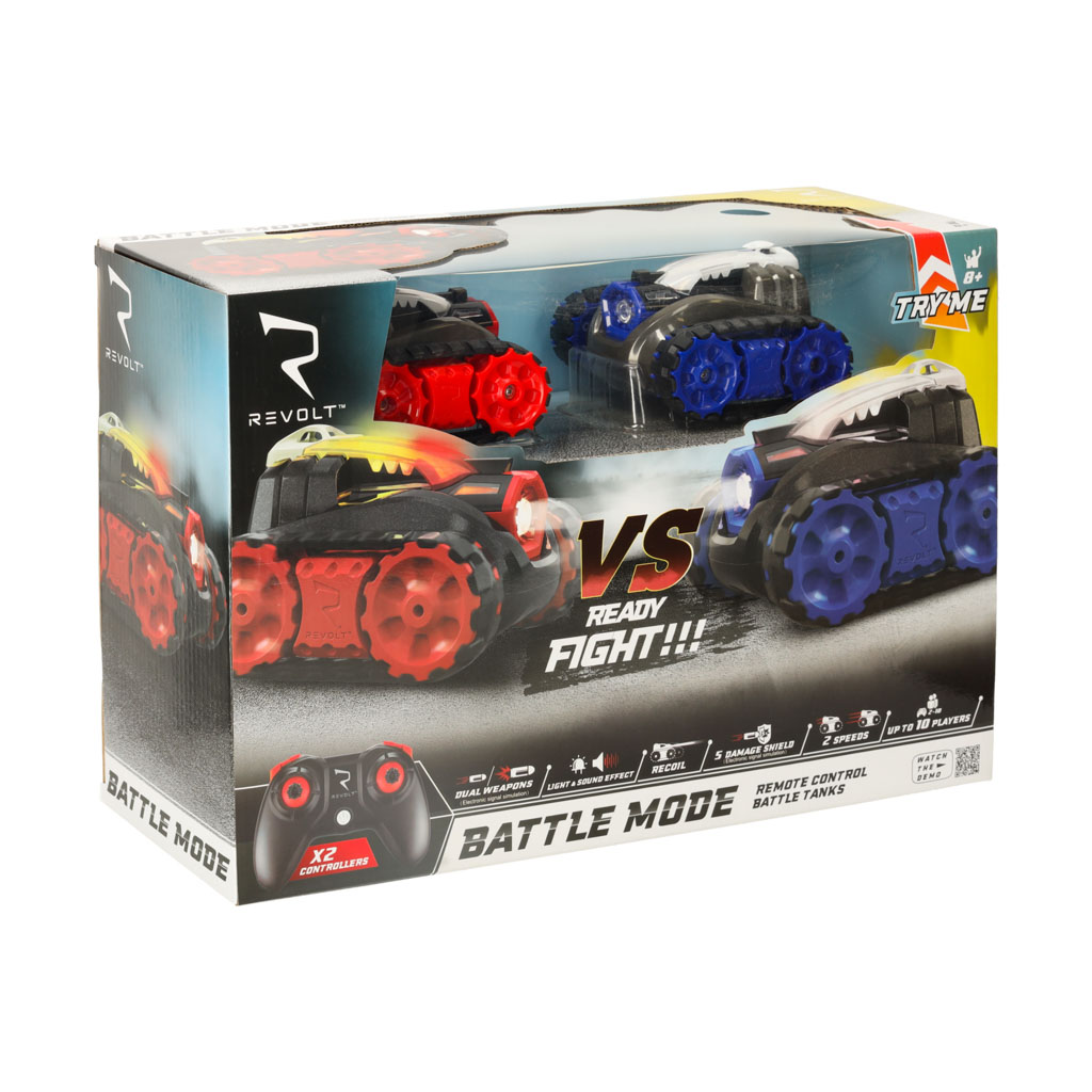 Nuotoliu valdomas automobilis rc revolt battle, 2 vnt.
