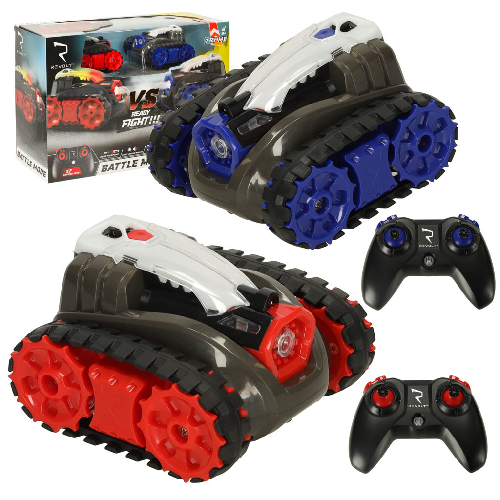 Nuotoliu valdomas automobilis rc revolt battle, 2 vnt.