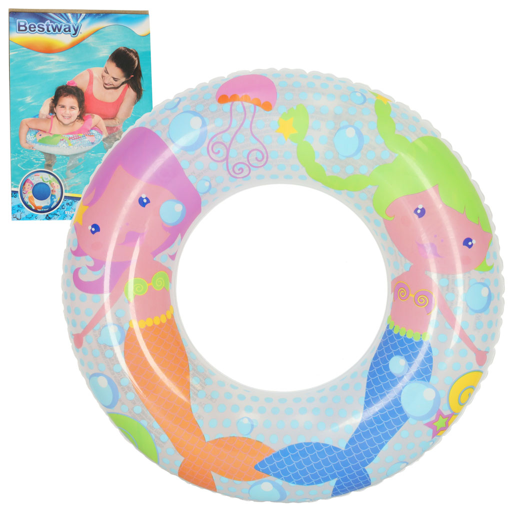 Bestway 36113 pripučiamas ratas 51cm undinėlės
