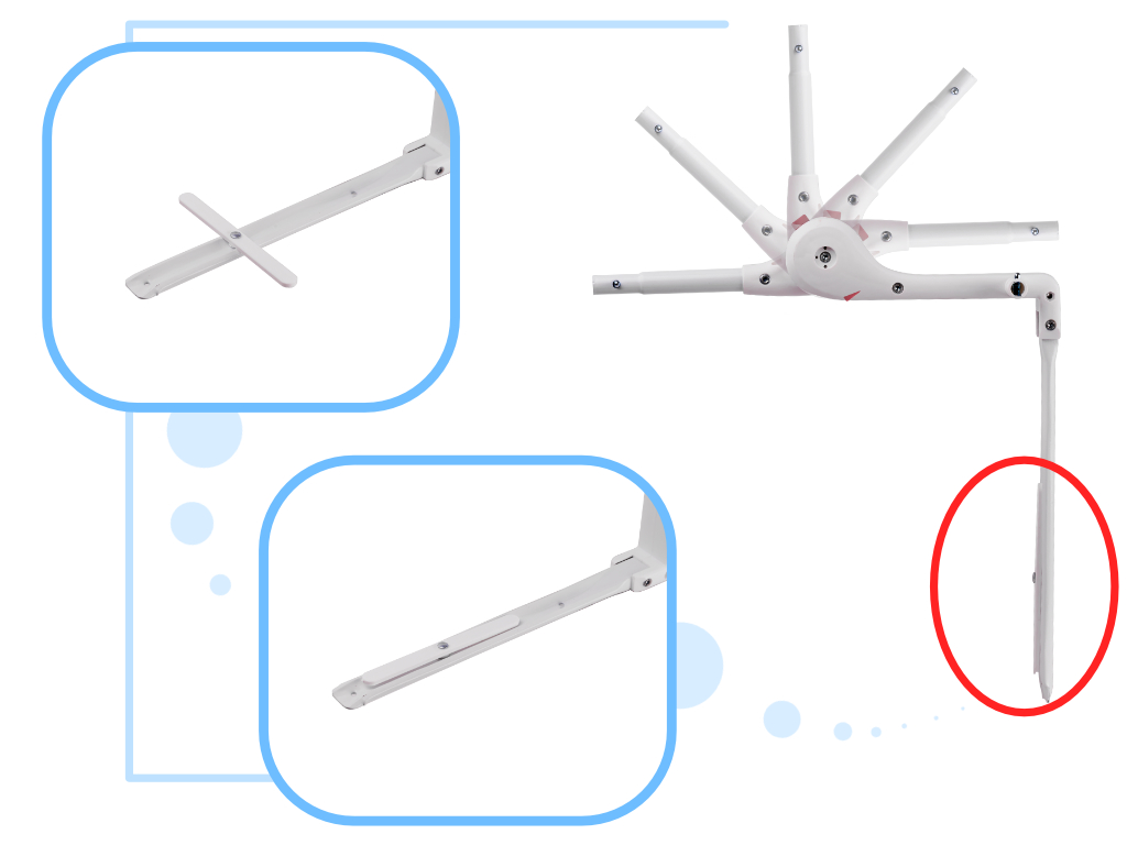 Lovos apsauga, 120cm