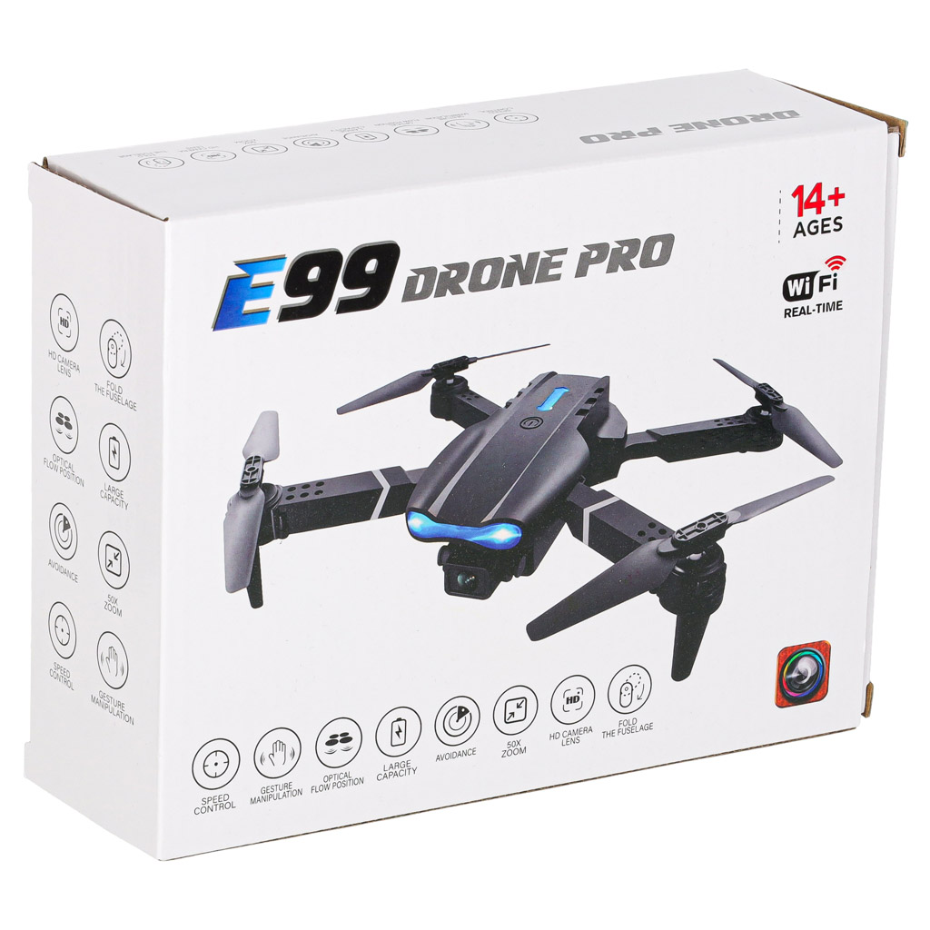 Dronas E99 Pro grafitinis 3
