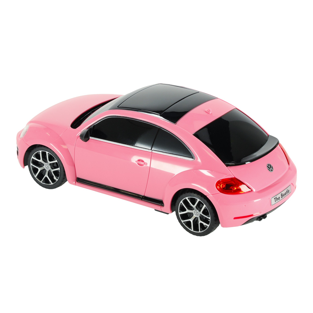 Rc automobilis 1:24 volkswagen beetle rožinės spalvos
