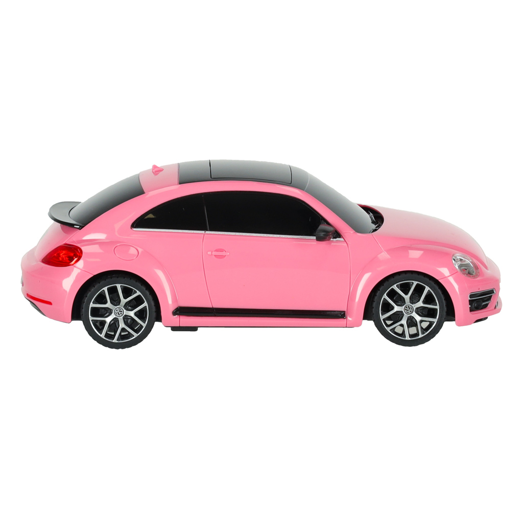 Rc automobilis 1:24 volkswagen beetle rožinės spalvos