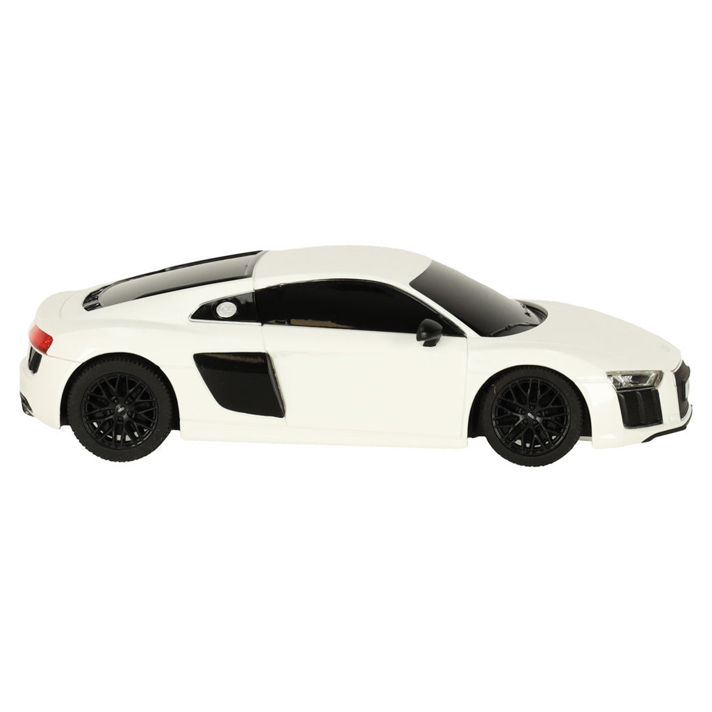 Rc automobilis 1:24 audi r8 2015 baltas