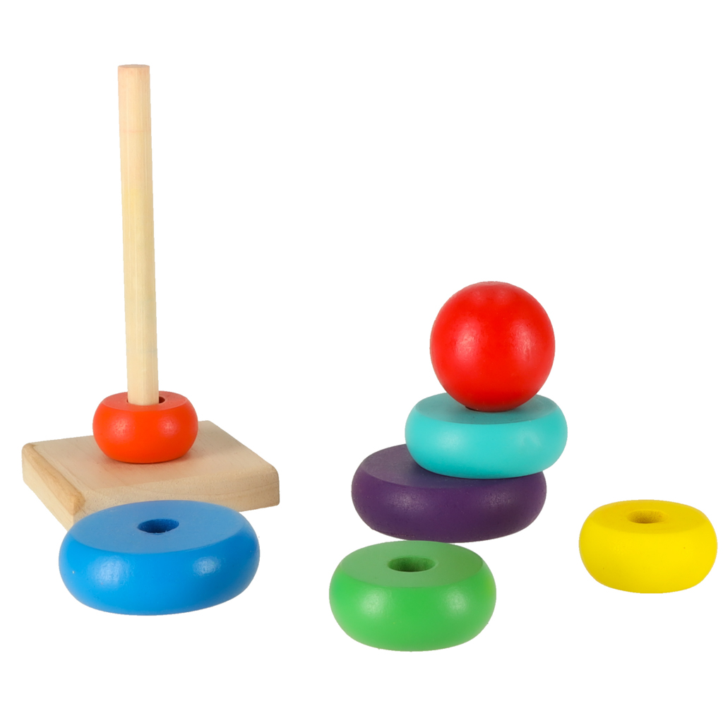 Medinis rūšiuotojas - piramidė (13 cm)