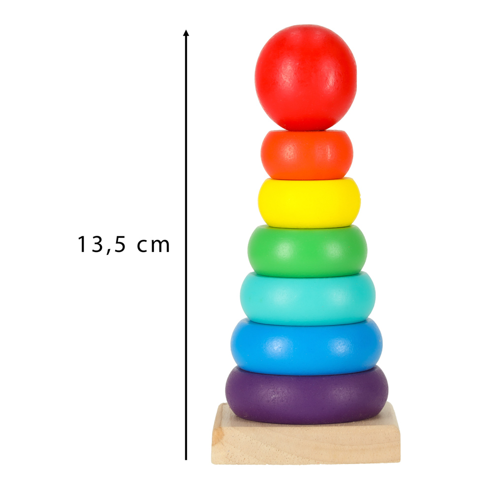 Medinis rūšiuotojas - piramidė (13 cm)