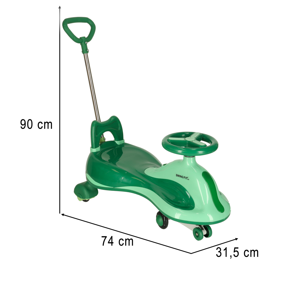 Vaikiškas paspiriamas automobilis