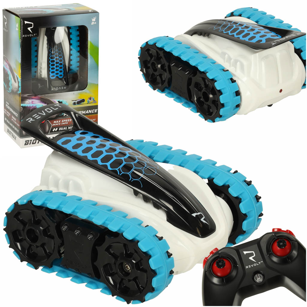 Nuotoliu valdomas automobilis rc revolt biotrax sm, pilka