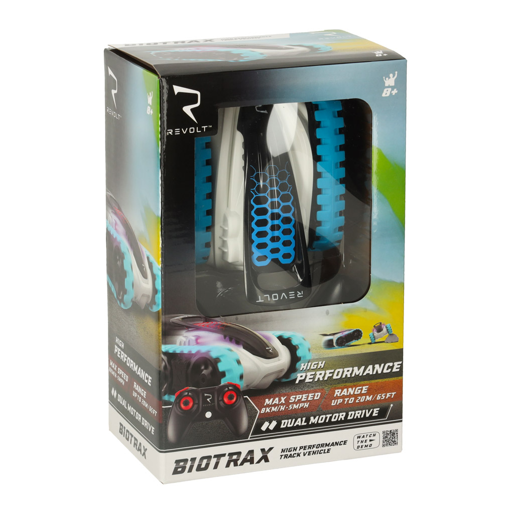 Nuotoliu valdomas automobilis rc revolt biotrax sm, pilka