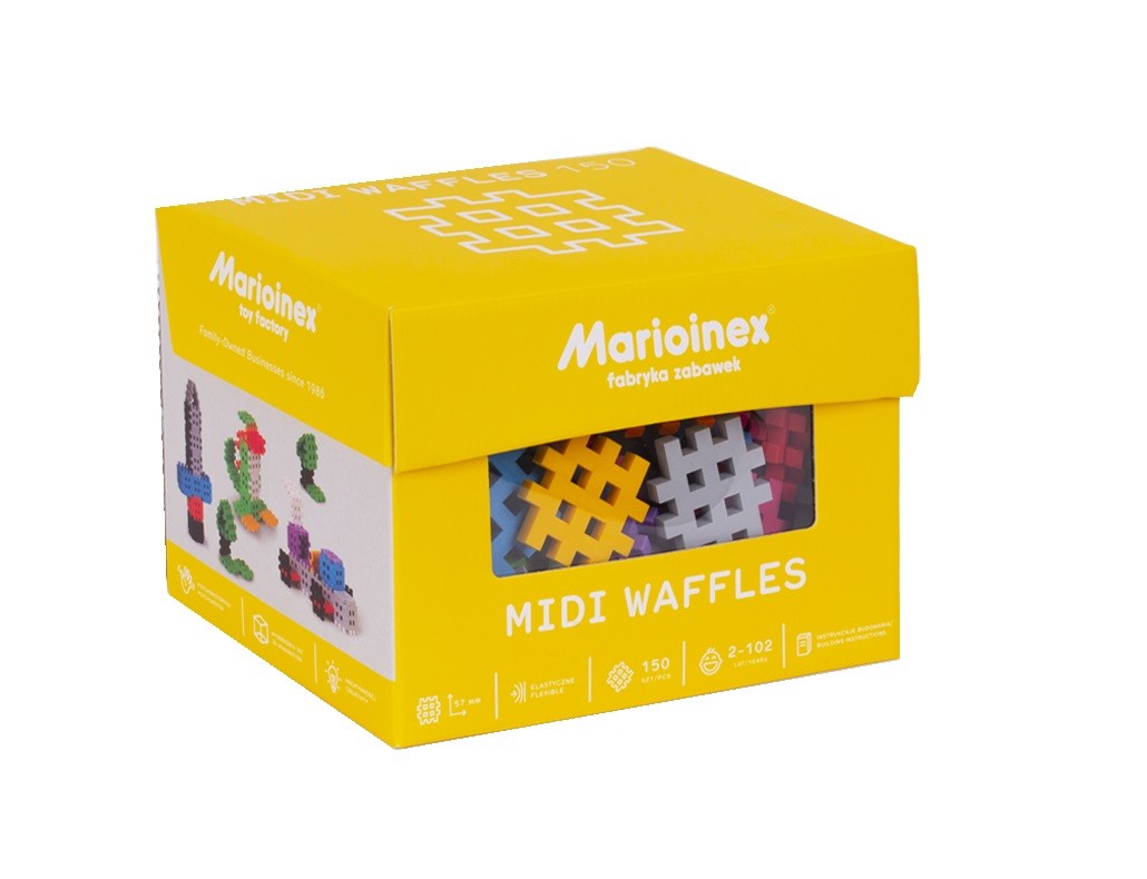 Konstruktorius marioinex midi waffle, 150 d.