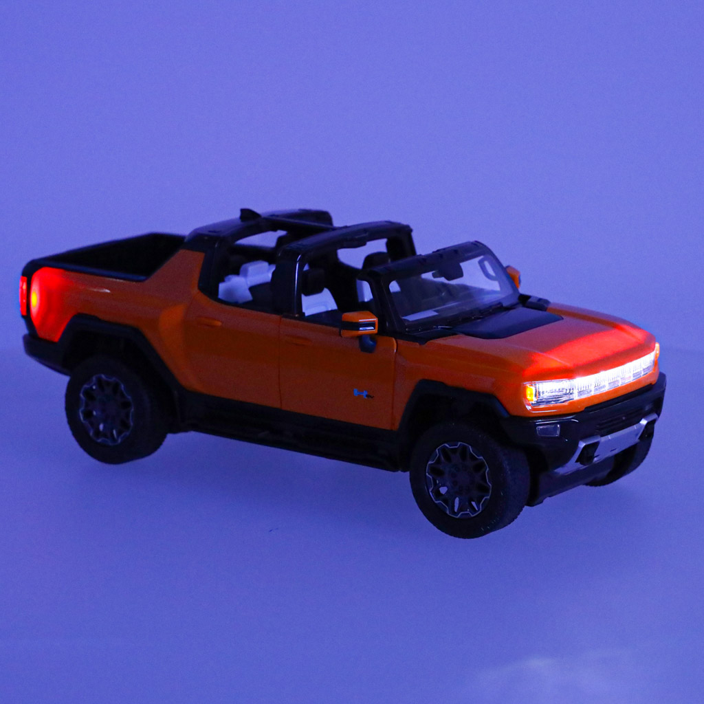 Rc automobilis 1:16 hummer ev oranžinis