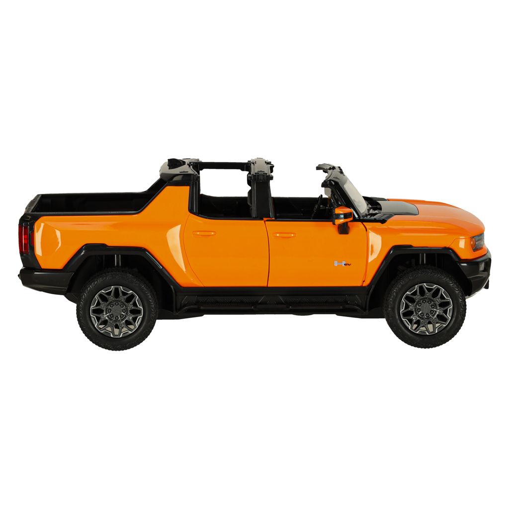 Rc automobilis 1:16 hummer ev oranžinis