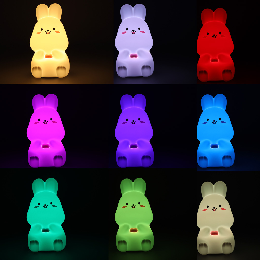 Konka vaikiškas stalinis šviestuvas little rabbit