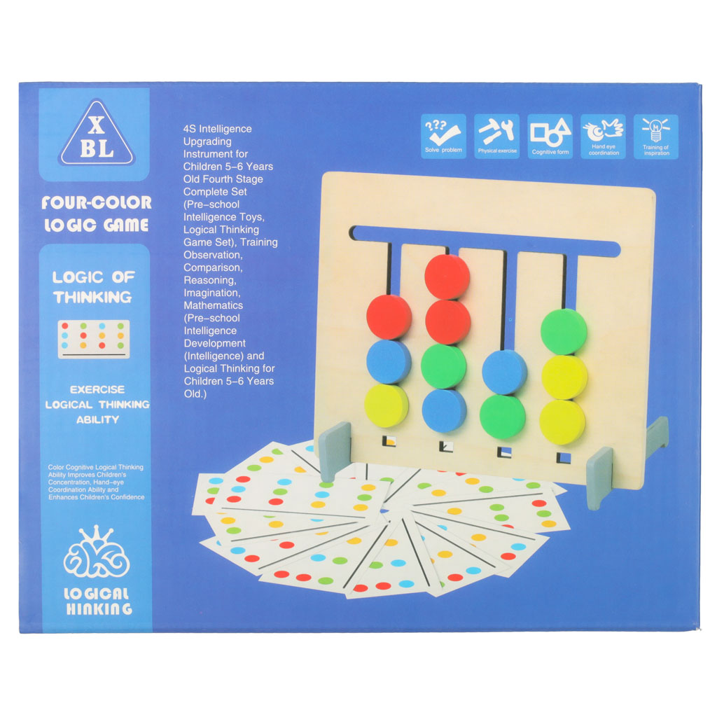 Montessori medinis lavinamasis žaislas su vaisių spalvomis