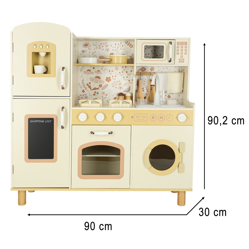 Medinė virtuvė 90 cm