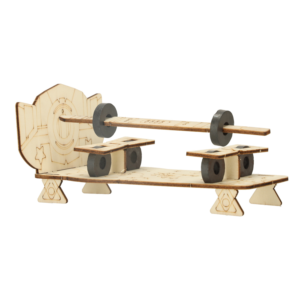Mokomasis rinkinys moksliniams eksperimentams diy mechanika gravitacija 4in1