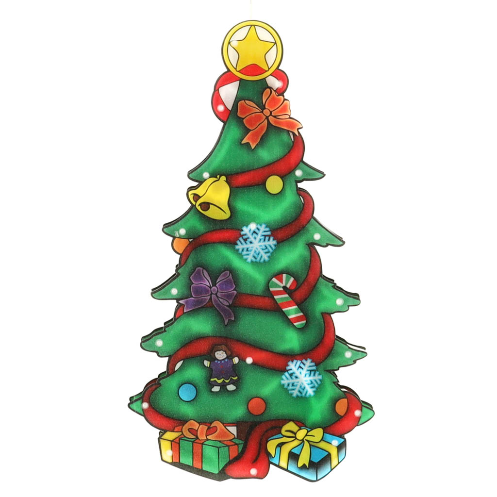 Led pakabinamas apšvietimas kalėdų eglutės dekoracijos 45cm
