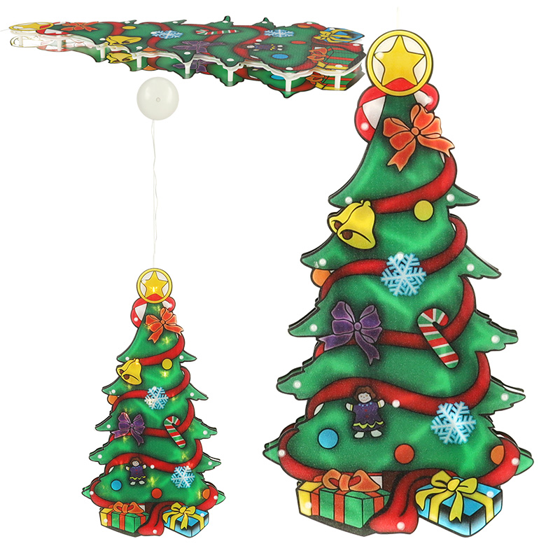 Led pakabinamas apšvietimas kalėdų eglutės dekoracijos 45cm