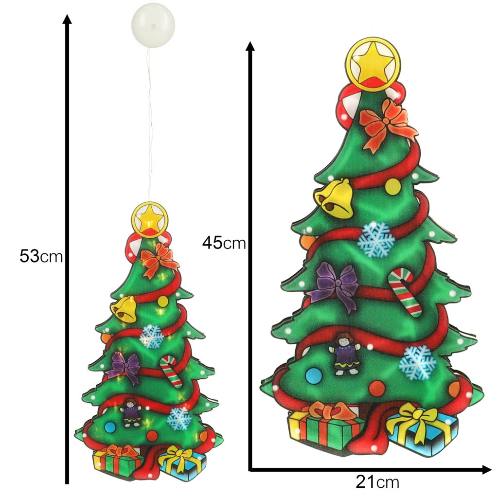 Led pakabinamas apšvietimas kalėdų eglutės dekoracijos 45cm